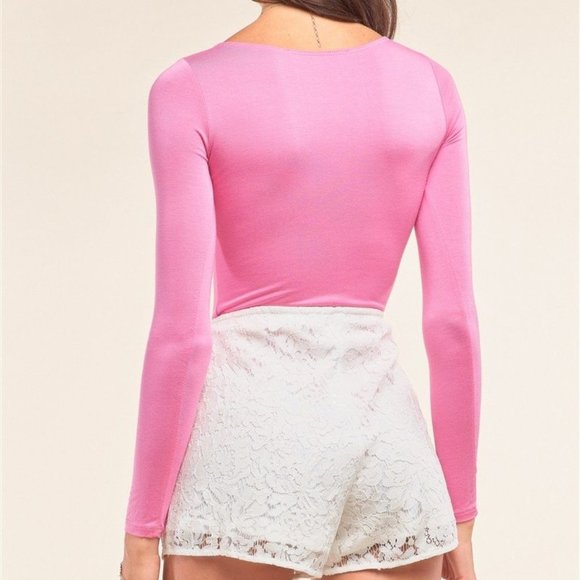 Bebie - Round Neck Bodysuit - Picture 3 of 5